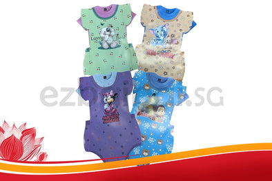 GIRL BABY PEACE & BLESSING OUTFIT SET (4 PIECES) 女婴安福衣四件套